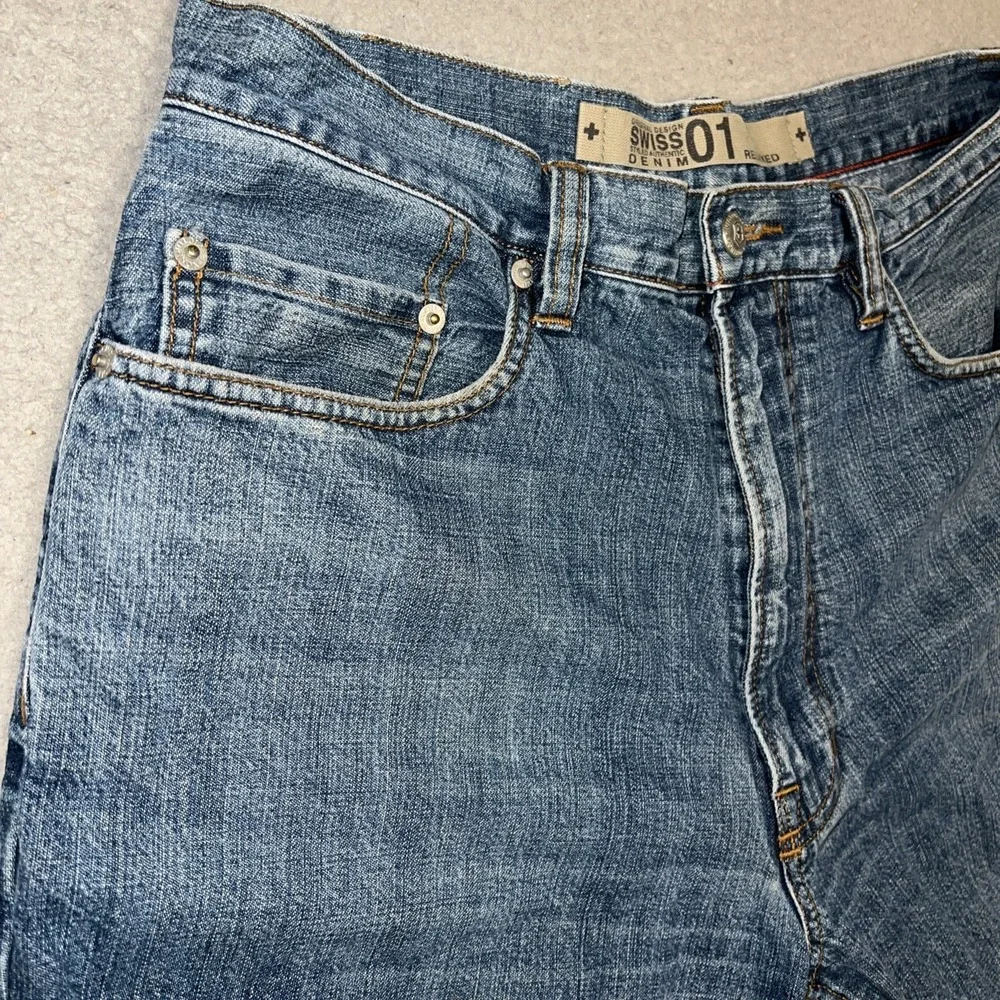 VTG Swiss Army Victorinox 01 Jeans Men's 32x32 (30x30) Blue Denim Relaxed Pants